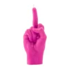 Candle Hand Fcuk You Middle Finger Candle - Bright Pink Realistic Hand Decor
