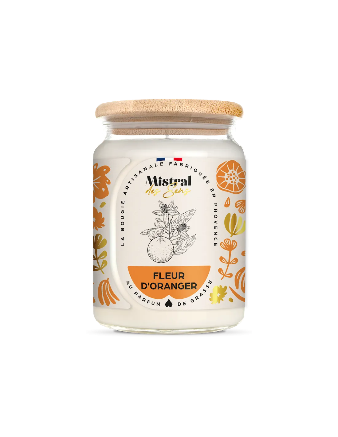 Bougie Fleur D'oranger - Grande Jarre 1 Bougie Fleur D'oranger - Grande Jarre