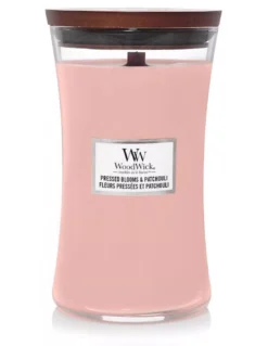 WoodWick Bougie Fleurs Pressées Et Patchouli - 610gr