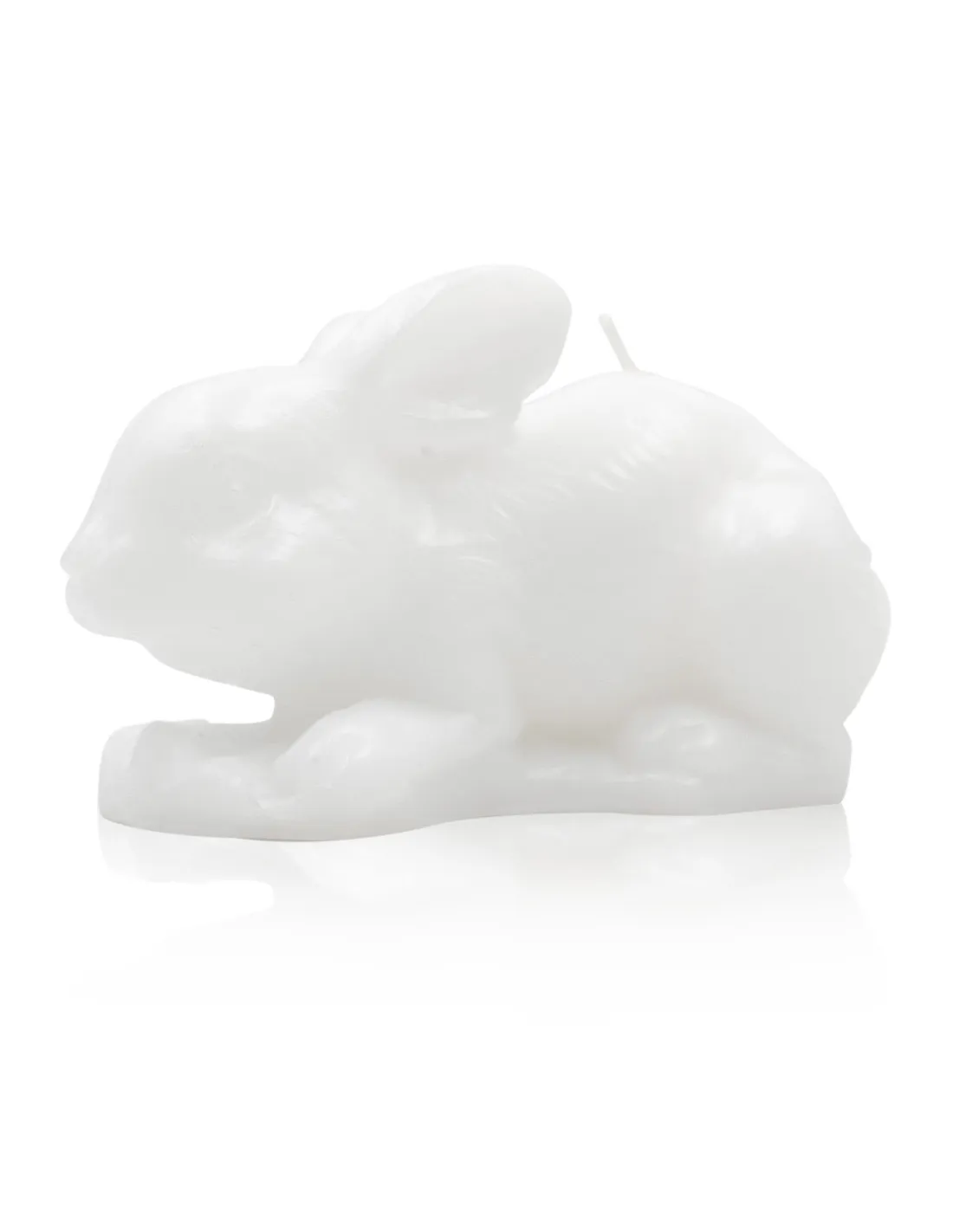 Bougie Lapin - Blanc - Ciergerie Des Prémontrés 2 Bougie Lapin - Blanc - Ciergerie Des Prémontrés – Image 2