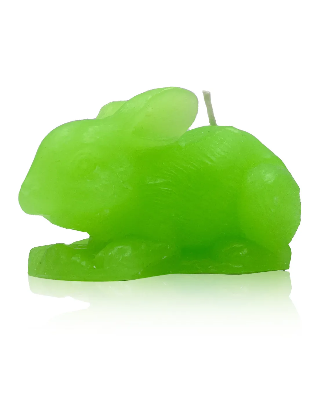 Bougie Lapin - Vert Fluo - Ciergerie Des Prémontrés 2 Bougie Lapin - Vert Fluo - Ciergerie Des Prémontrés – Image 2