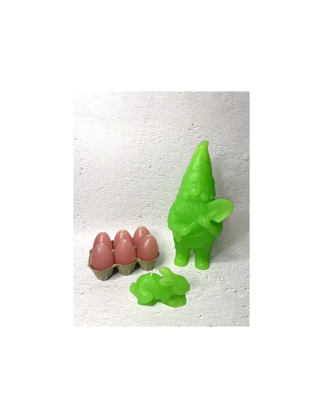 Bougie Lapin - Vert Fluo - Ciergerie Des Prémontrés 3 Bougie Lapin - Vert Fluo - Ciergerie Des Prémontrés – Image 3