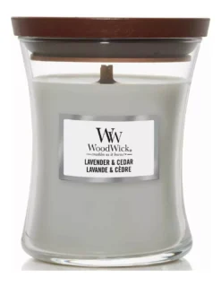 WoodWick Bougie Lavande Et Cèdre - 275 Gr