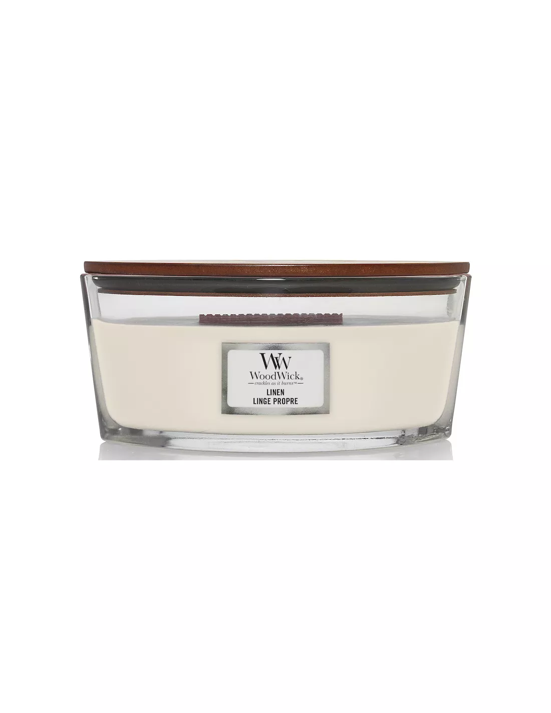 WoodWick Bougie Linge Propre - Ellipse 1 WoodWick Bougie Linge Propre - Ellipse