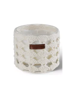 Bougie Macramé M - Figue -Jolie Bougies Soldes bougie macrame m figue 2