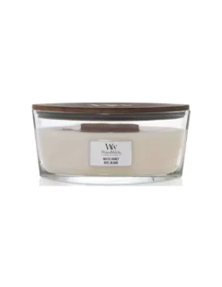WoodWick Bougie Miel Blanc - Ellipse