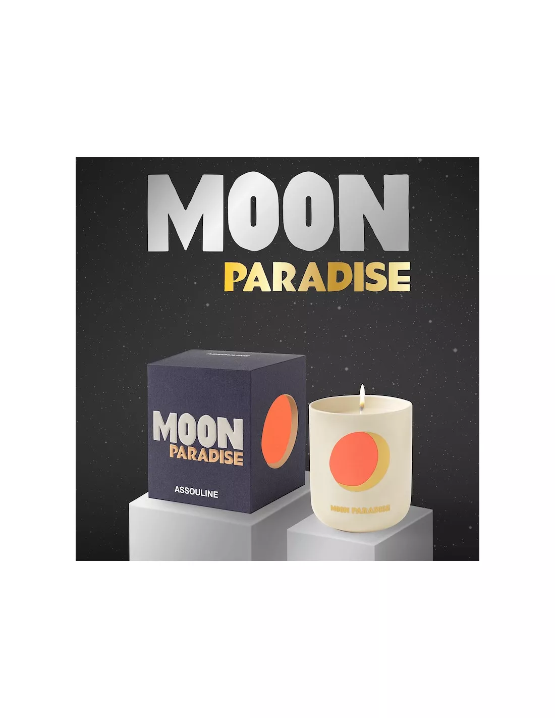 Bougie Moon Paradise - Assouline 2 Bougie Moon Paradise - Assouline – Image 2