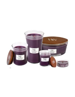 WoodWick Bougie Mûre épicée - Ellipse -Jolie Bougies Soldes bougie mure epicee ellipse 2