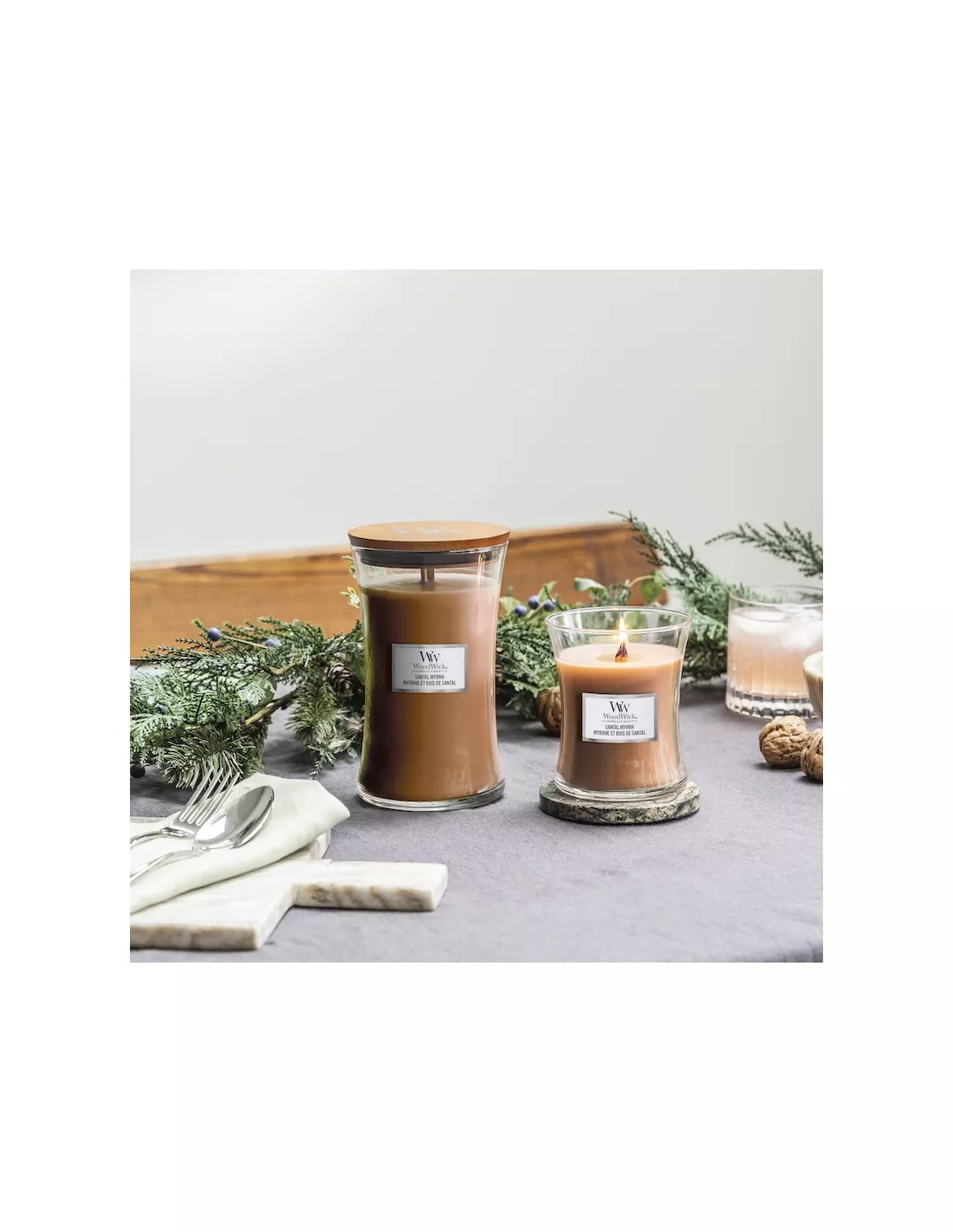 WoodWick Bougie Myrrhe Et Bois De Santal - 275 Gr 4 WoodWick Bougie Myrrhe Et Bois De Santal - 275 Gr – Image 4