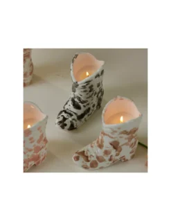 Bougie Nashville Cowboy Boots - Cactus Flower -Jolie Bougies Soldes bougie nashville cowboy boots cactus flower 5