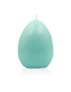Bougie Oeuf De Pâques - Celadon - Ciergerie Des Prémontrés