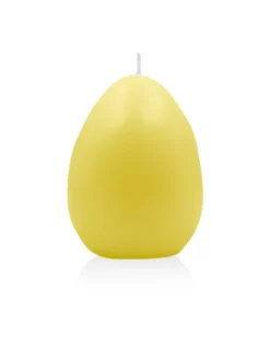 Bougie Oeuf De Pâques - Jaune - Ciergerie Des Prémontrés