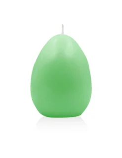 Bougie Oeuf De Pâques - Menthe - Ciergerie Des Prémontrés