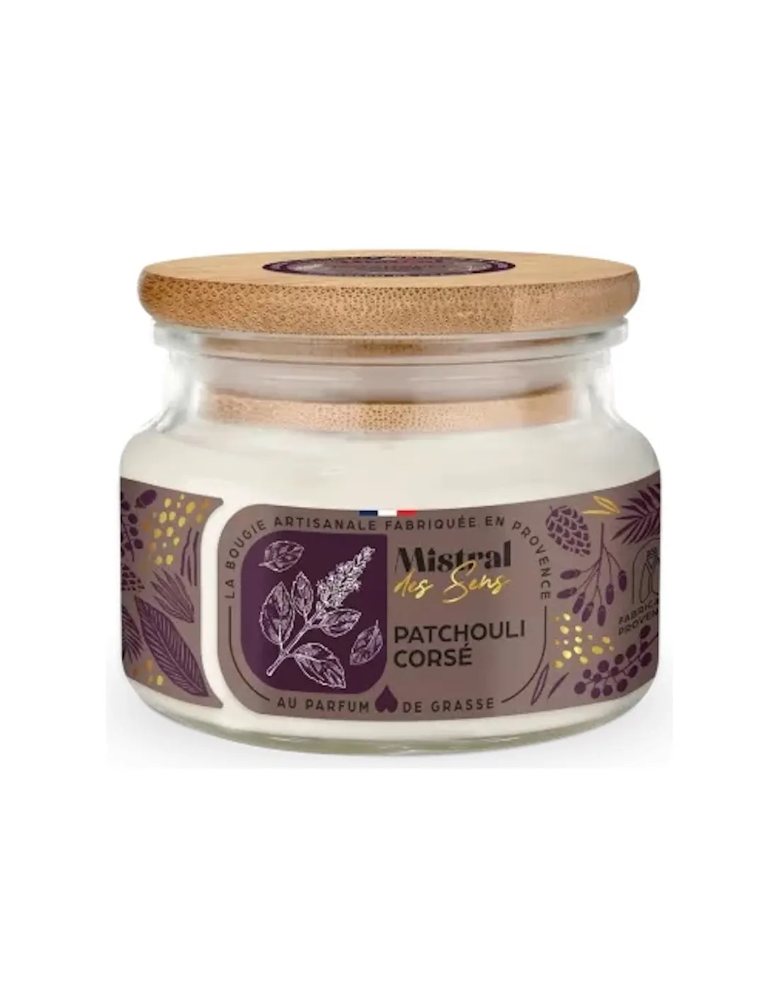 Bougie Patchouli Corsé - Moyenne Bougie 1 Bougie Patchouli Corsé - Moyenne Bougie