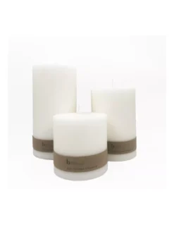 Broste Copenhagen Bougie Pilier STEARINE Blanc 10x10cm 5 Broste Copenhagen Bougie Pilier STEARINE Blanc 10x10cm -Jolie Bougies Soldes bougie pilier stearine blanc 10x10cm 2