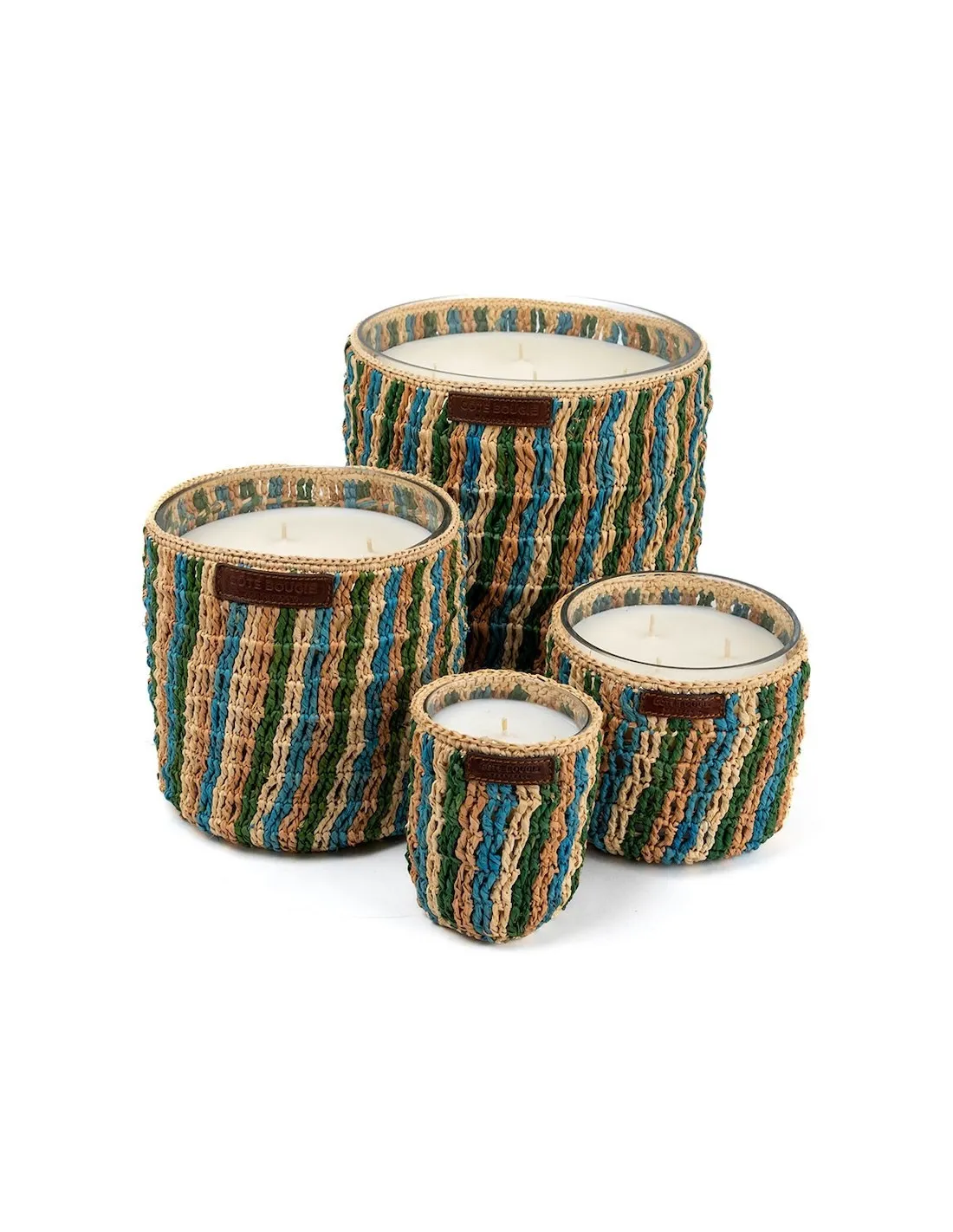 Bougie Raphia Bahia S - Menthe Et Thé 3 Bougie Raphia Bahia S - Menthe Et Thé – Image 3