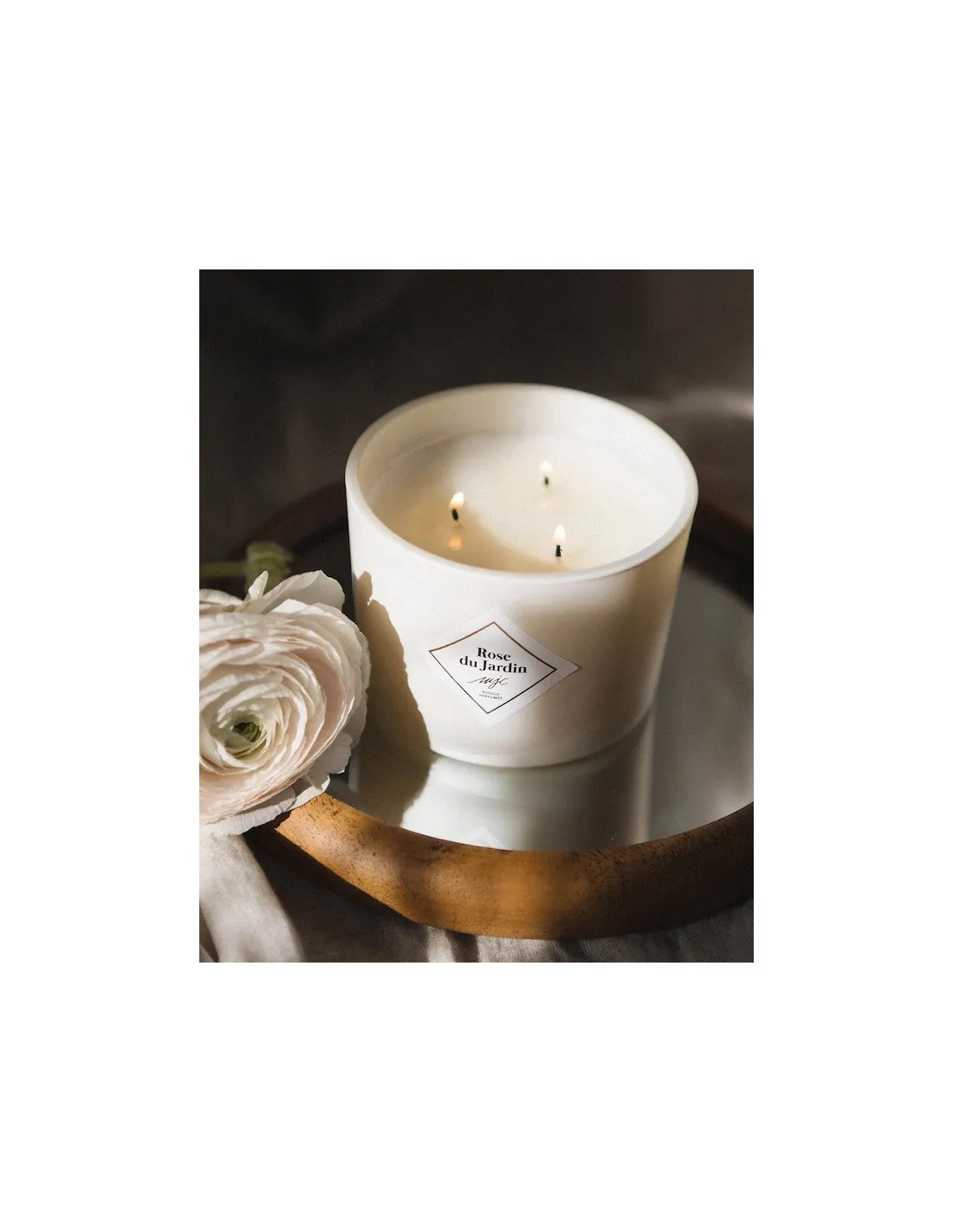Bougie Rose Du Jardin - 350 Gr - My Jolie Candle 3 Bougie Rose Du Jardin - 350 Gr - My Jolie Candle – Image 3