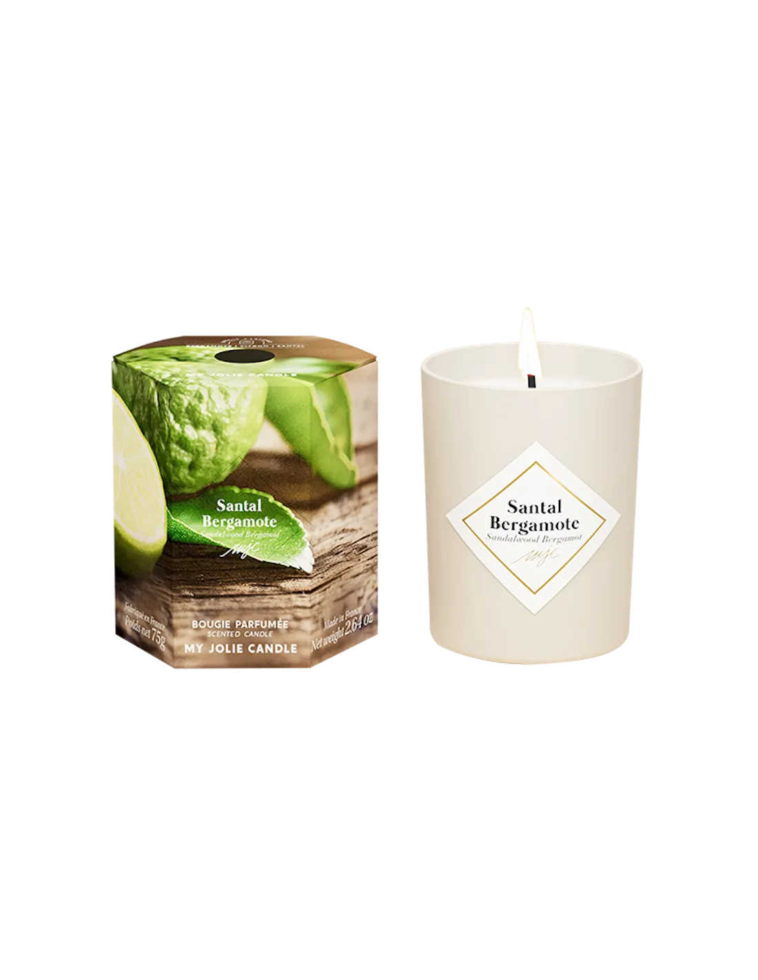 Bougie Santal Bergamote - 75 Gr - My Jolie Candle 1 Bougie Santal Bergamote - 75 Gr - My Jolie Candle