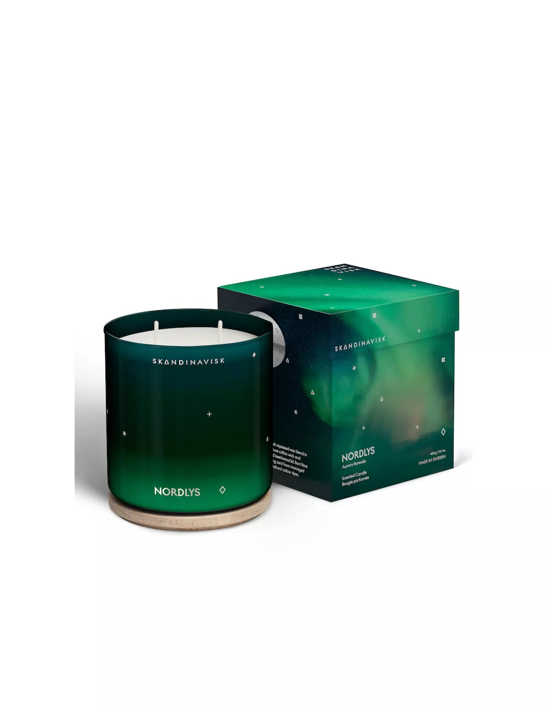 Bougie Skandinavisk Nordlys - 400 Gr 2 Bougie Skandinavisk Nordlys - 400 Gr – Image 2