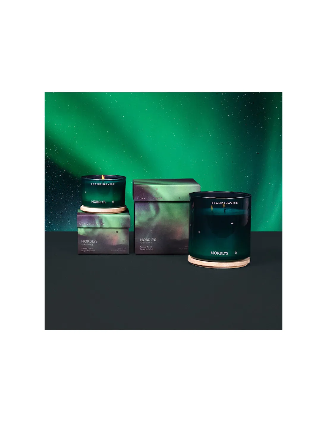 Bougie Skandinavisk Nordlys - 400 Gr 5 Bougie Skandinavisk Nordlys - 400 Gr – Image 5