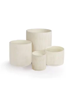 Bougie Striée Blanche L - Fleur D'Oranger -Jolie Bougies Soldes bougie striee blanche l fleur d oranger 3