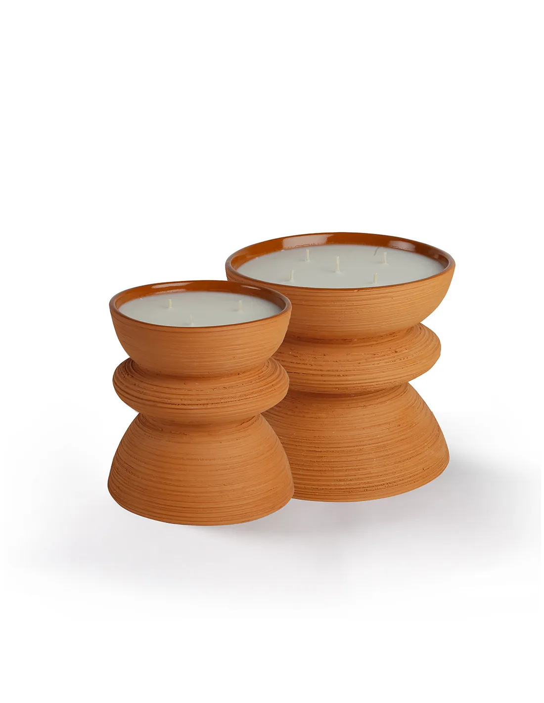 Bougie Tam Tam Strié Terracotta 5 Bougie Tam Tam Strié Terracotta – Image 5