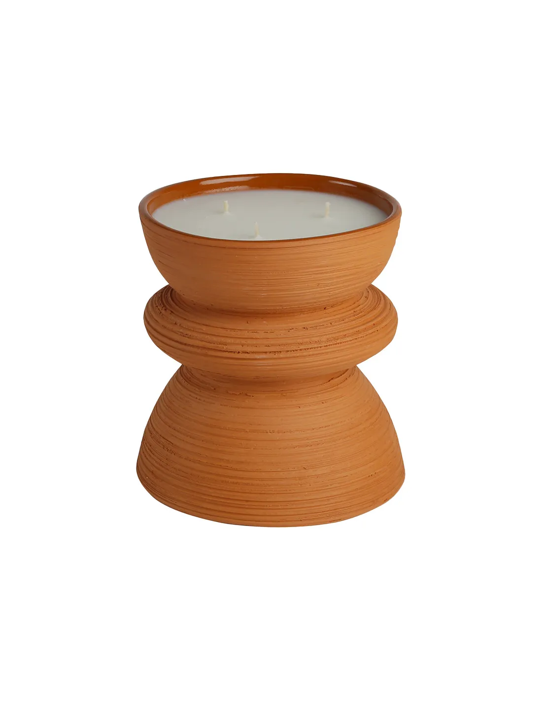 Bougie Tam Tam Strié Terracotta 1 Bougie Tam Tam Strié Terracotta