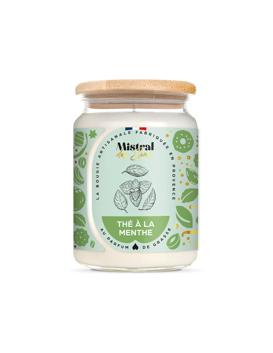 Bougie Thé à La Menthe - Grande Jarre 1 Bougie Thé à La Menthe - Grande Jarre