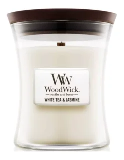 WoodWick Bougie Thé Blanc Et Jasmin - 275 Gr