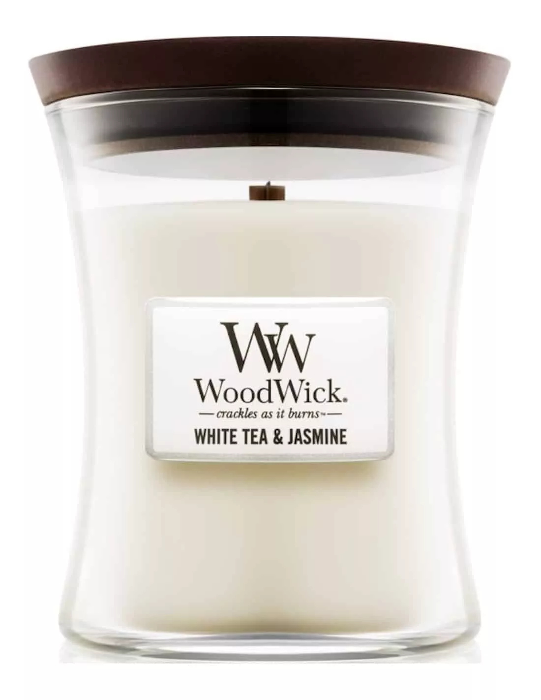 WoodWick Bougie Thé Blanc Et Jasmin - 275 Gr 1 WoodWick Bougie Thé Blanc Et Jasmin - 275 Gr