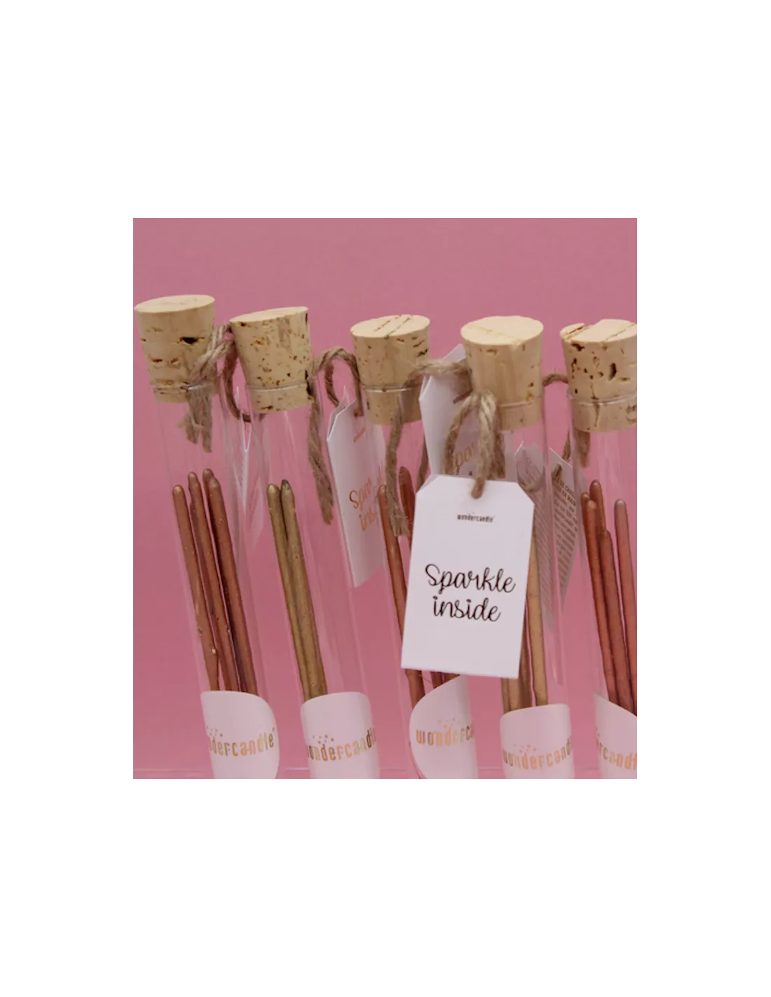 Lot de 5 Bougies Tubes Bicolores 18cm Wonder Candle – Décoration Étincelante de Gâteau 3 Lot de 5 Bougies Tubes Bicolores 18cm Wonder Candle – Décoration Étincelante de Gâteau – Image 3