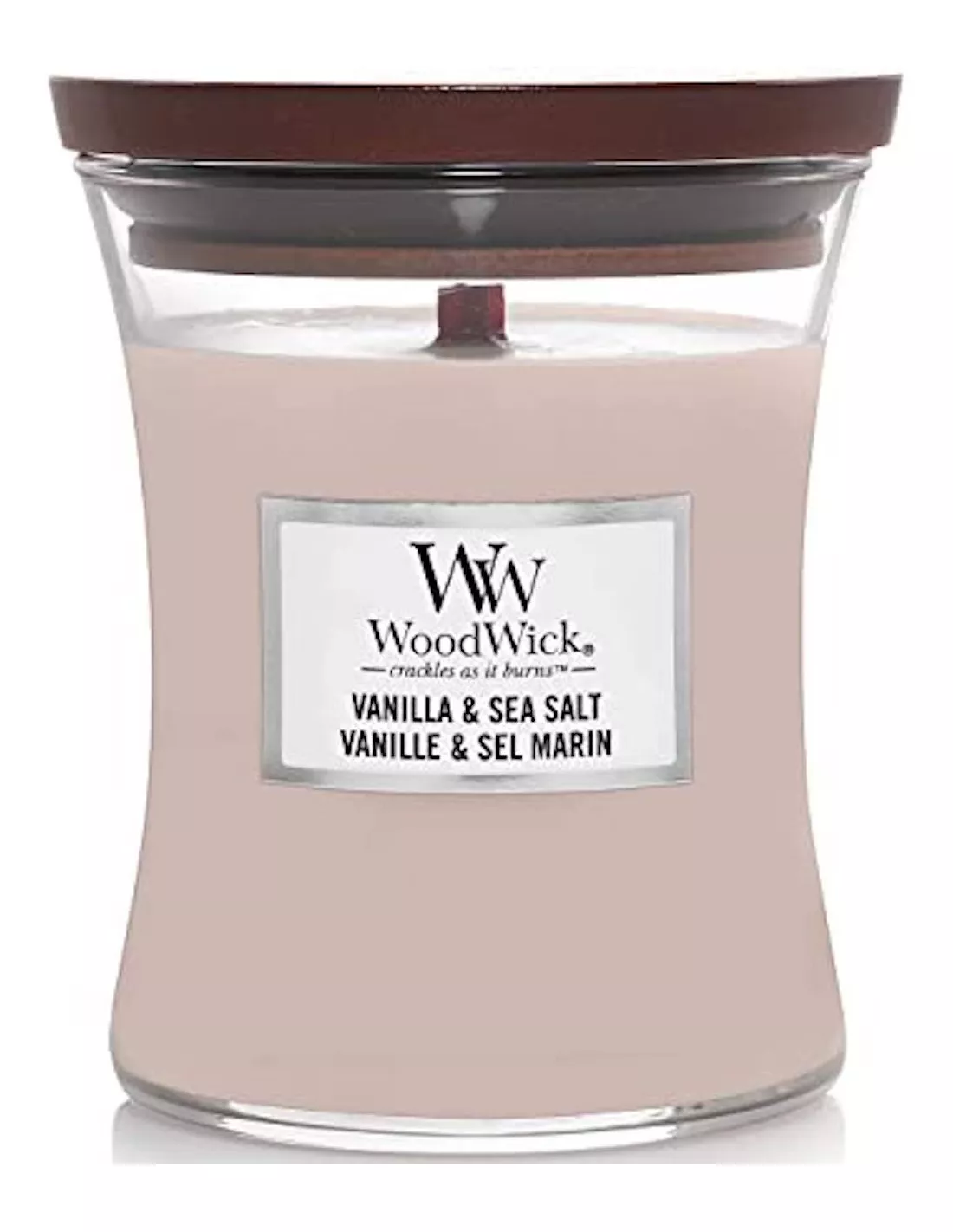 WoodWick Bougie Vanille Sels Marins - 275 Gr 1 WoodWick Bougie Vanille Sels Marins - 275 Gr