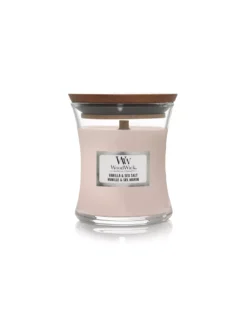 WoodWick Bougie Vanille Sels Marins - 85 Gr