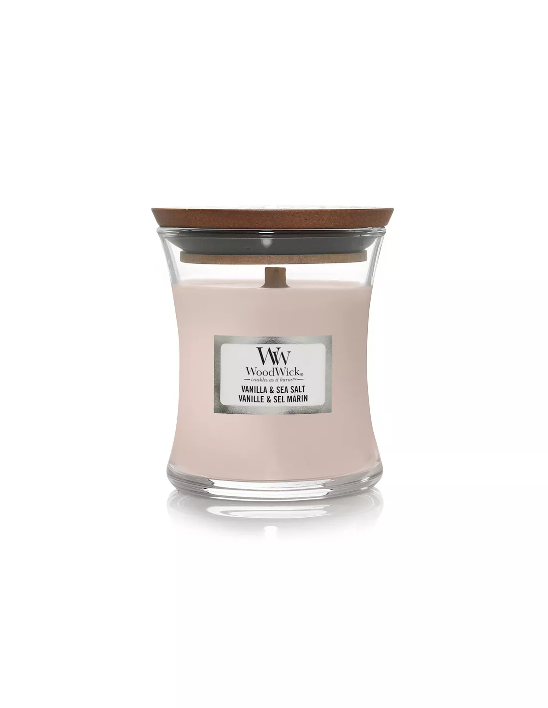WoodWick Bougie Vanille Sels Marins - 85 Gr 1 WoodWick Bougie Vanille Sels Marins - 85 Gr