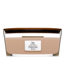WoodWick Bougie Vanille Sels Marins - Ellipse