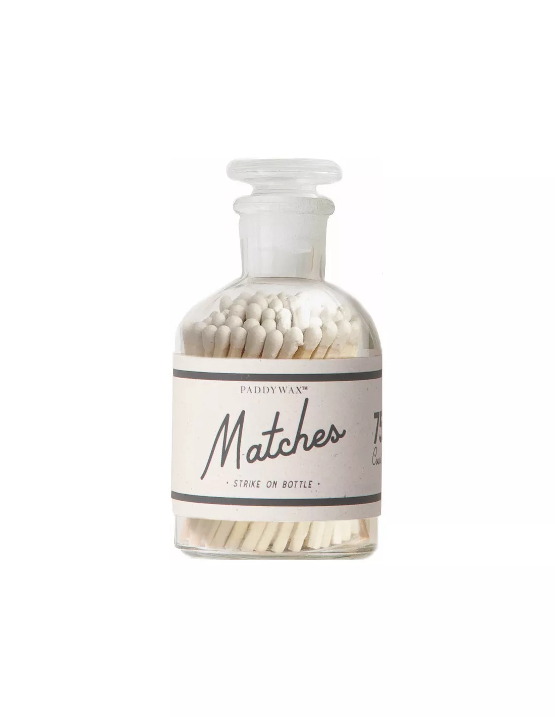 Bouteille D'allumettes - Blanche - Paddywax 1 Bouteille D'allumettes - Blanche - Paddywax