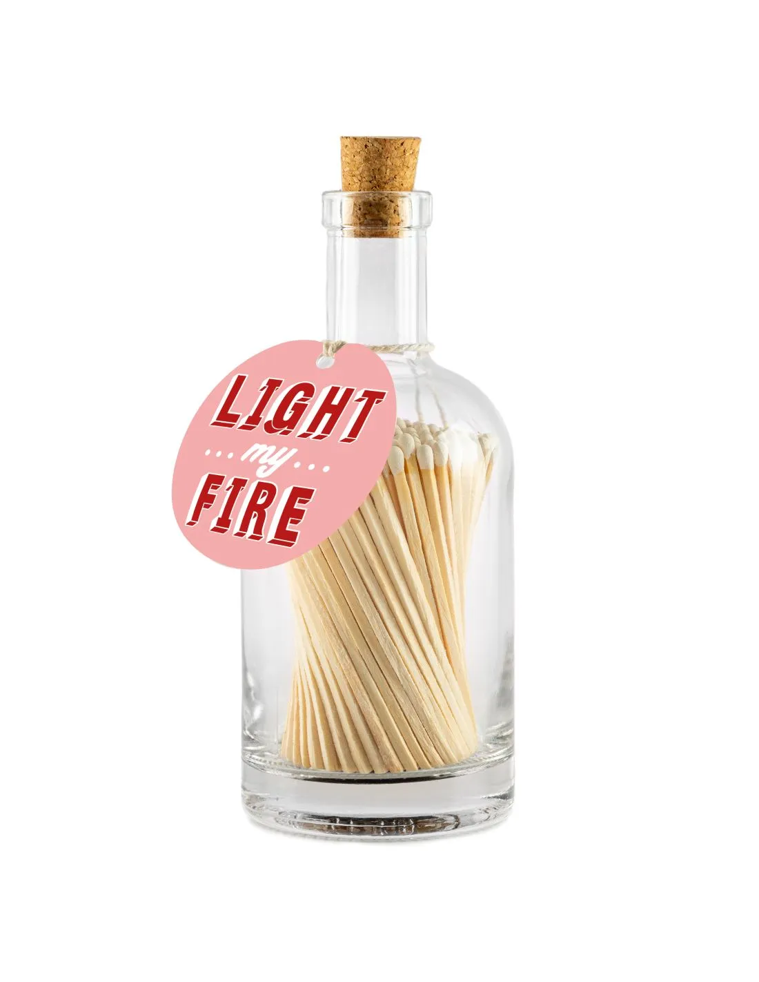 The Archivist - Bouteille de 125 Allumettes "Light My Fire" - Design Vintage avec Bouchon Liège 1 The Archivist - Bouteille de 125 Allumettes "Light My Fire" - Design Vintage avec Bouchon Liège