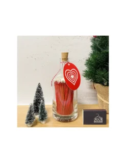 Bouteille D'allumettes - Red Heart - The Archivist -Jolie Bougies Soldes bouteille d allumettes red heart the archivist 2