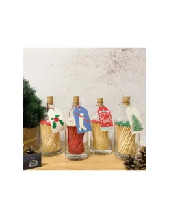 Bouteille D'allumettes - Skiing Polar Bear - The Archivist -Jolie Bougies Soldes bouteille d allumettes skiing polar bear the archivist 2