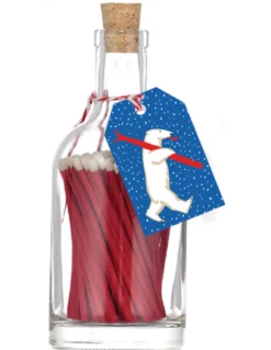 Bouteille D'allumettes - Skiing Polar Bear - The Archivist
