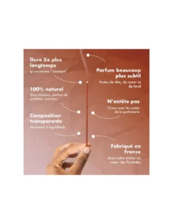 Bloom Bubble Shell - Coffret de 40 Bâtons d'Encens Naturels - Mandarine, Muscade & Bois de Santal -Jolie Bougies Soldes bubble shell 40 batons d encens mandarine muscade bois de santal 2