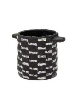 Serax Cache-pot Noir Et Blanc