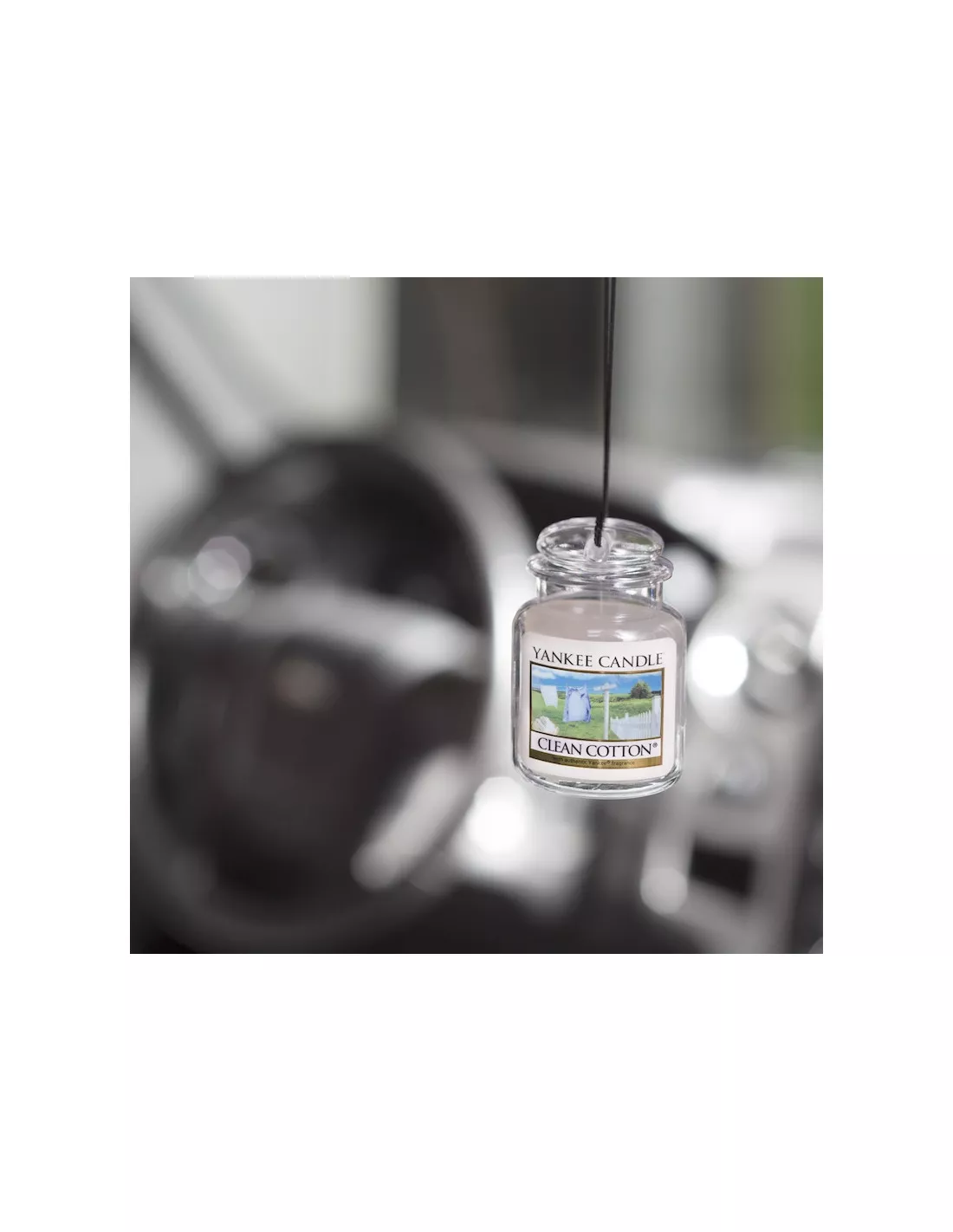 Yankee Candle Car Jar Clean Cotton 2 Yankee Candle Car Jar Clean Cotton – Image 2