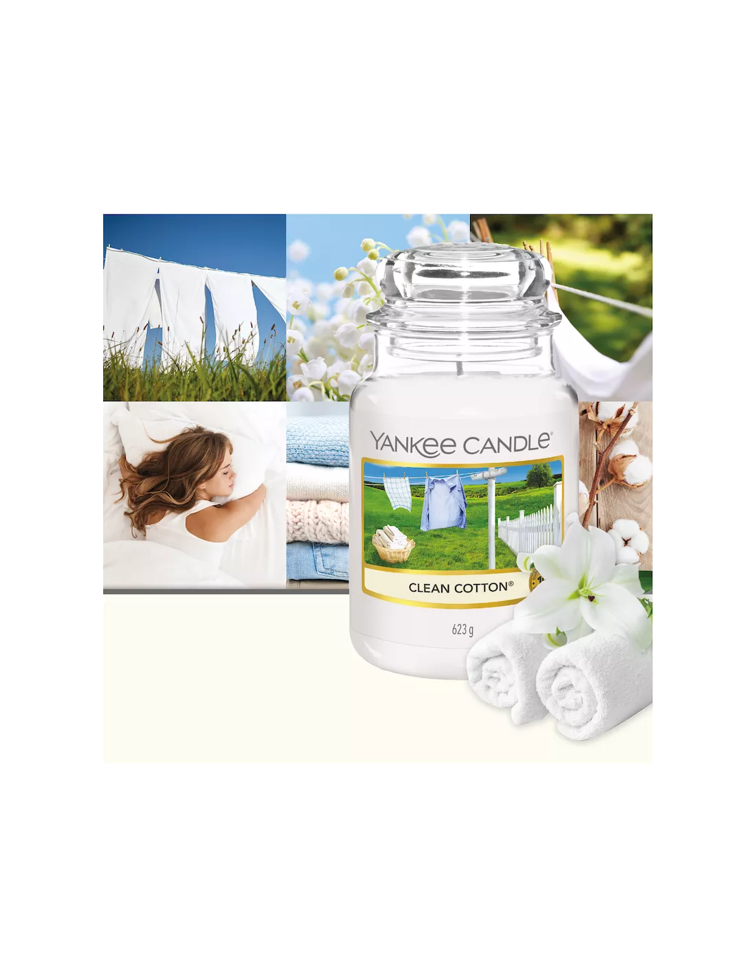 Yankee Candle Car Jar Clean Cotton 5 Yankee Candle Car Jar Clean Cotton – Image 5