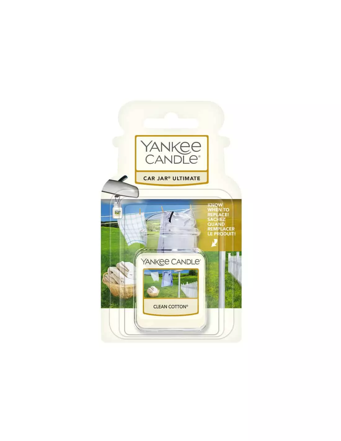 Yankee Candle Car Jar Clean Cotton 1 Yankee Candle Car Jar Clean Cotton