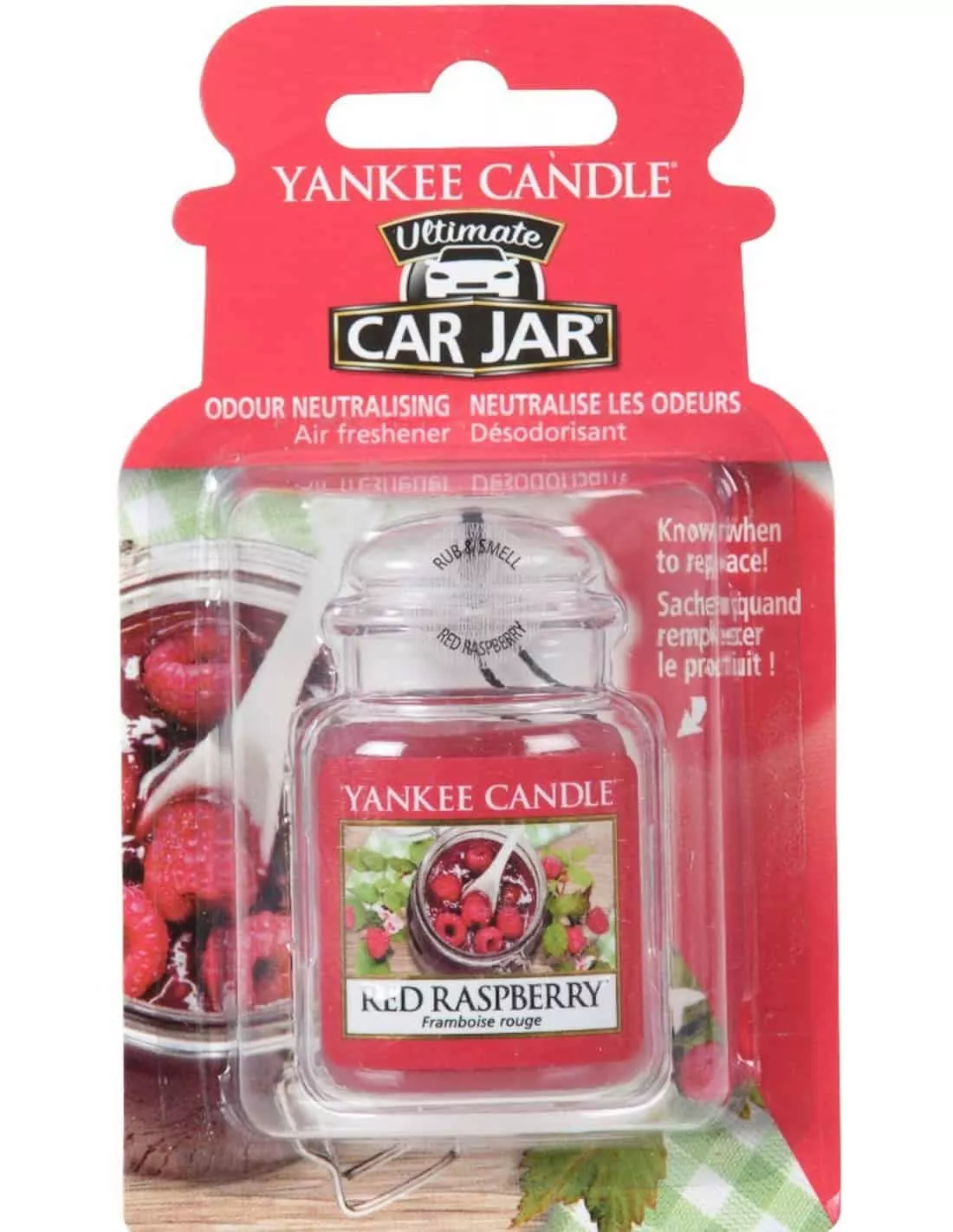 Car Jar Framboise Yankee Candle 1 Car Jar Framboise Yankee Candle