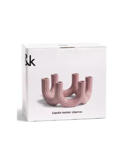 & Klevering Chandelier Churros - Rose -Jolie Bougies Soldes chandelier churros rose 8