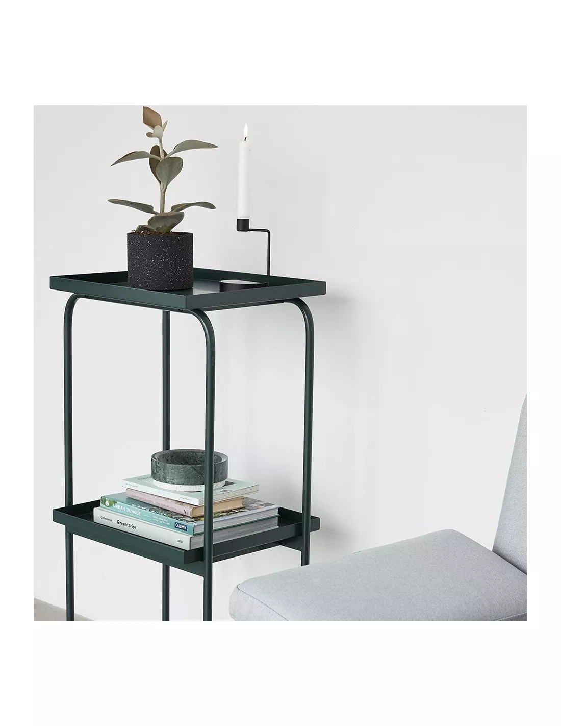 Hübsch Chandelier Minimaliste en Métal et Verre Noir – Bougeoir Design Scandinave 4 Hübsch Chandelier Minimaliste en Métal et Verre Noir – Bougeoir Design Scandinave – Image 4