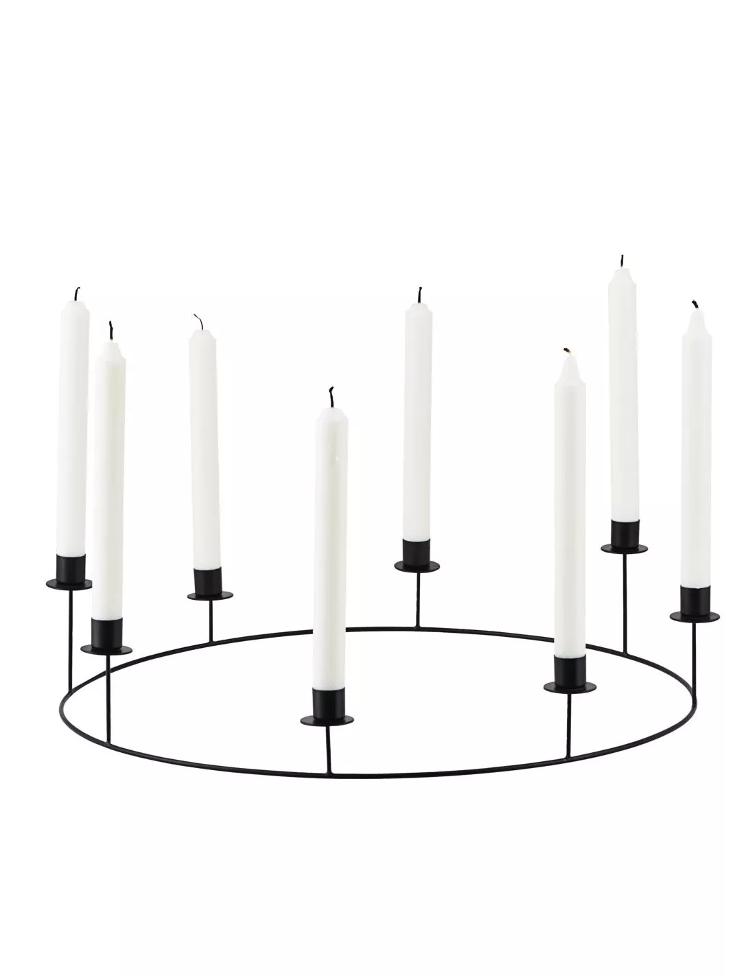 House Doctor Ring Black 8-Cierges – Multi-Level Minimalist Scandinavian Chandelier 1 House Doctor Ring Black 8-Cierges – Multi-Level Minimalist Scandinavian Chandelier