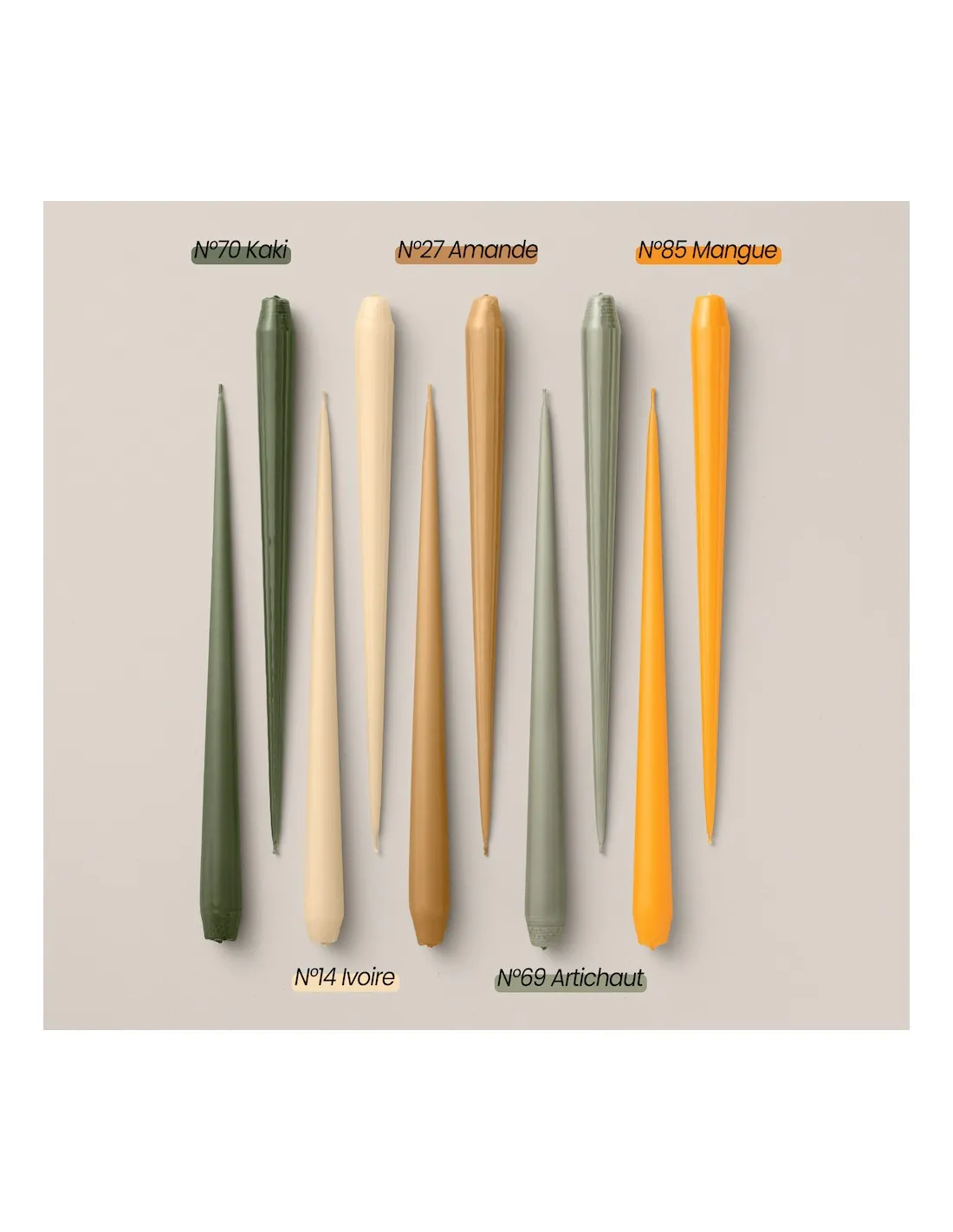 Cierge Mangue 32cm Ester & Erik 4 Cierge Mangue 32cm Ester & Erik – Image 4